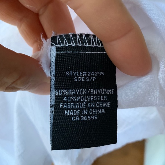 Ladies White Brody Myles sleeveless blouse - Picture 4 of 4